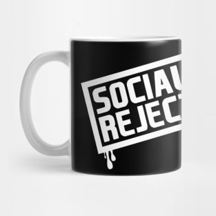 Social Reject! (White) Mug